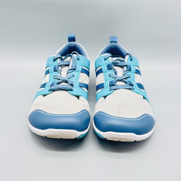 Xero Shoes Womens 9.5 Blue White Zelen Mesh Minimalist Running Athletic Sneakers - Picture 3 of 13